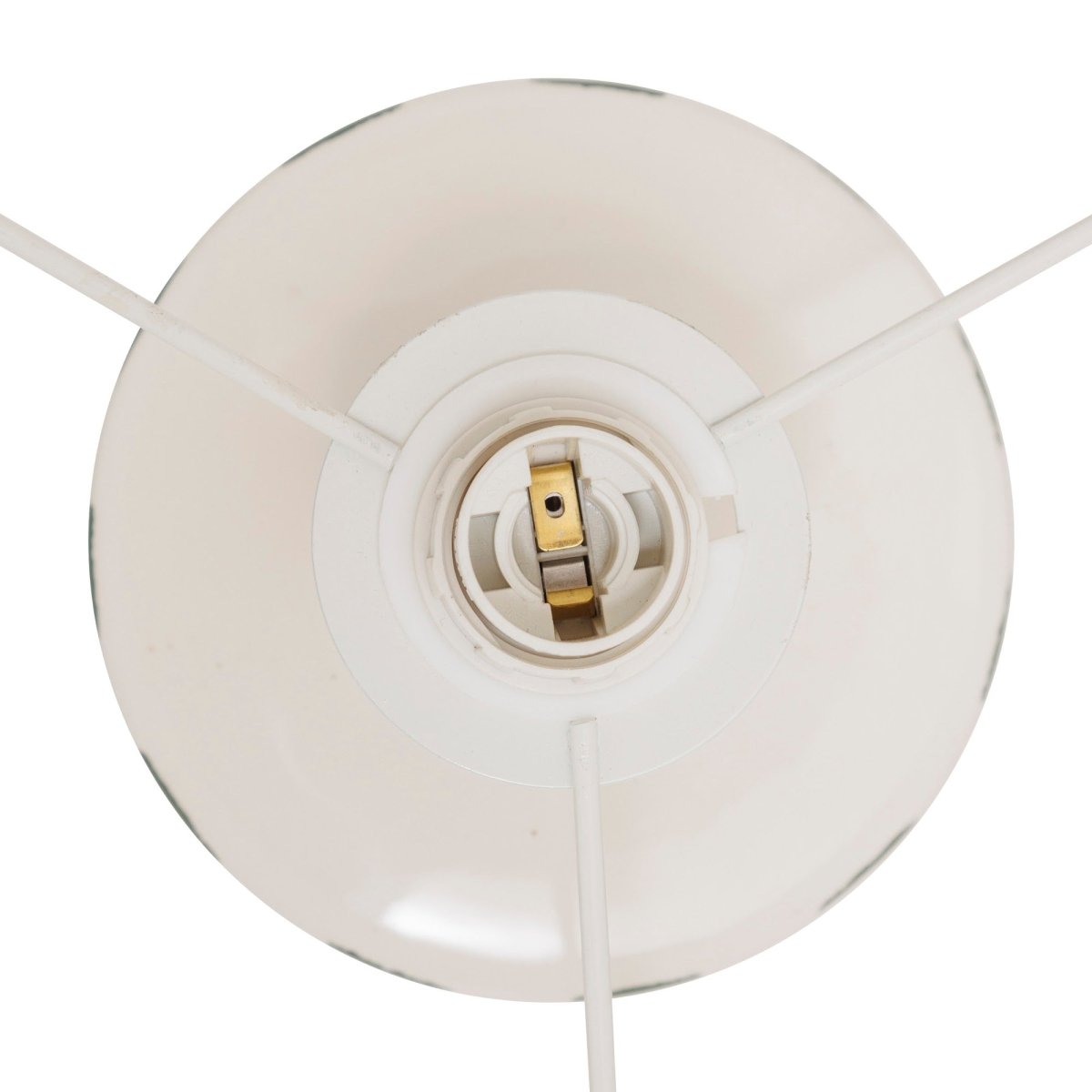 Bordlampe Frida olivengrønn 47 cm, sokkelen sett under skjermen