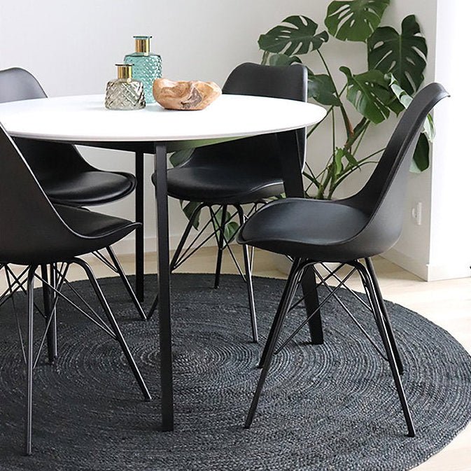 2-pack Oslo matsalsstol svart