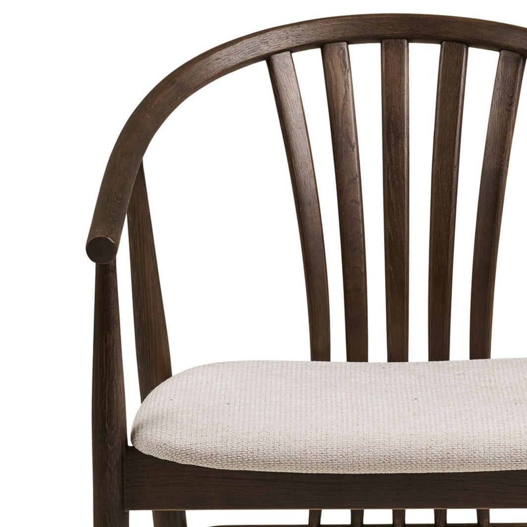 Agustin smoked/sand spisestol