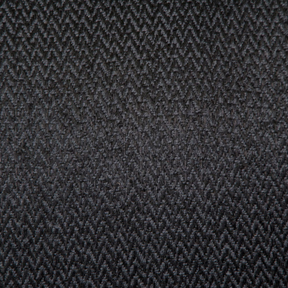 Nærbilde av mørk blå tekstil på London Lounge stol