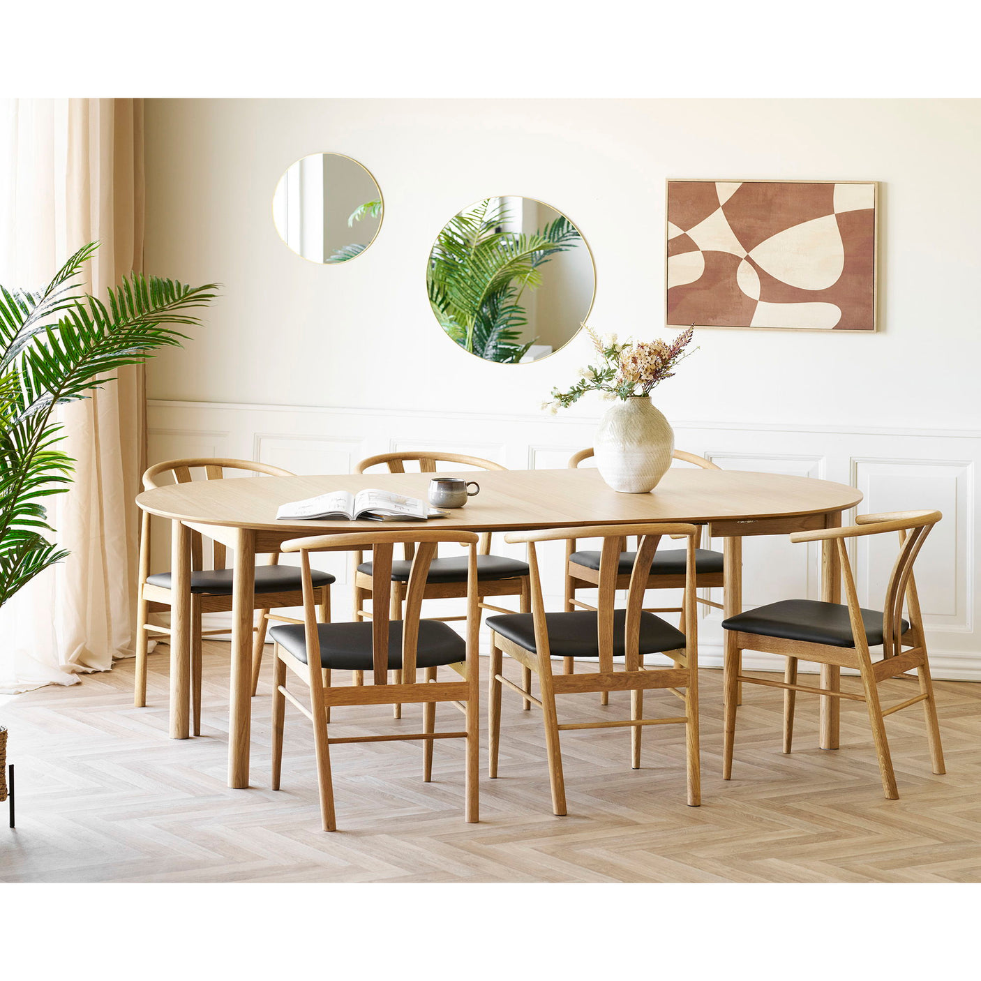 2-pk House Nordic Artenara spisestol oak veneer