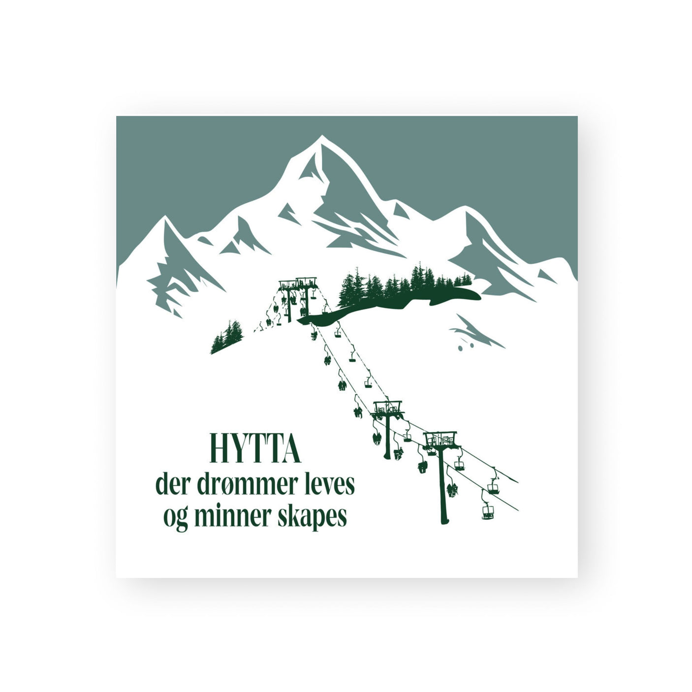 20-pk Servietter "Hytta" leves