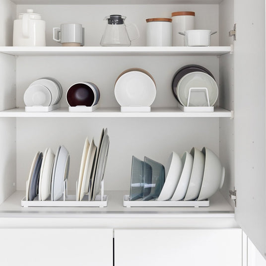 Skålstativ liten hvit 32 x 8,6 cm - Lindas Dekor