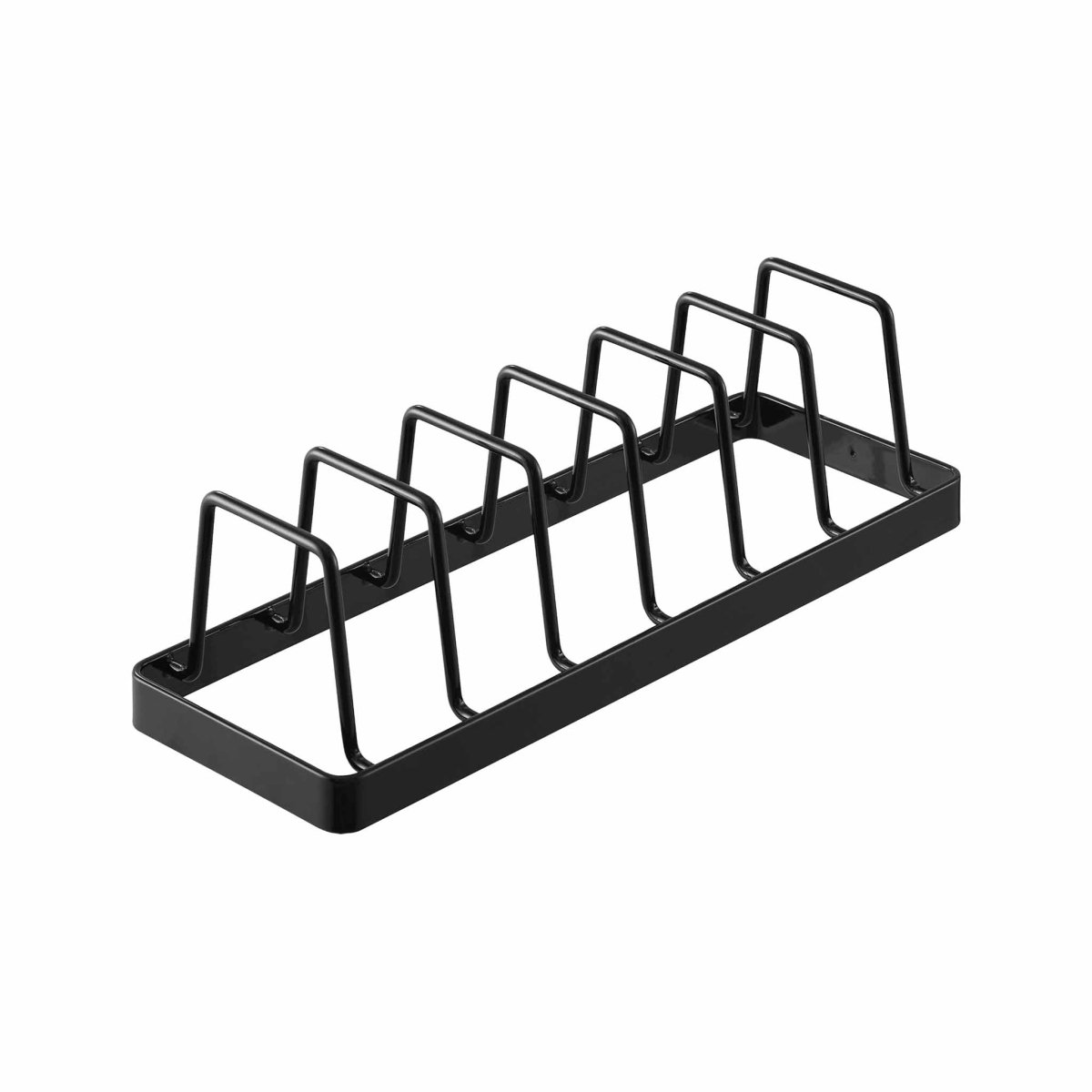 Tallerkenstativ sort 32 x 11 x 9 cm - Lindas Dekor