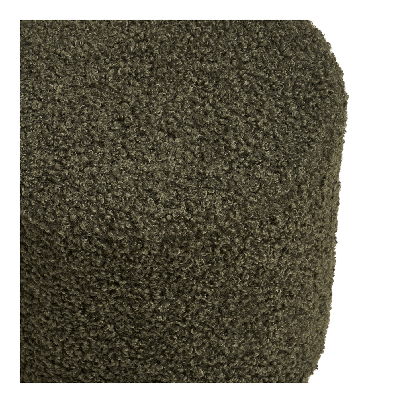 Ejby puff teddy grønn ø34 cm