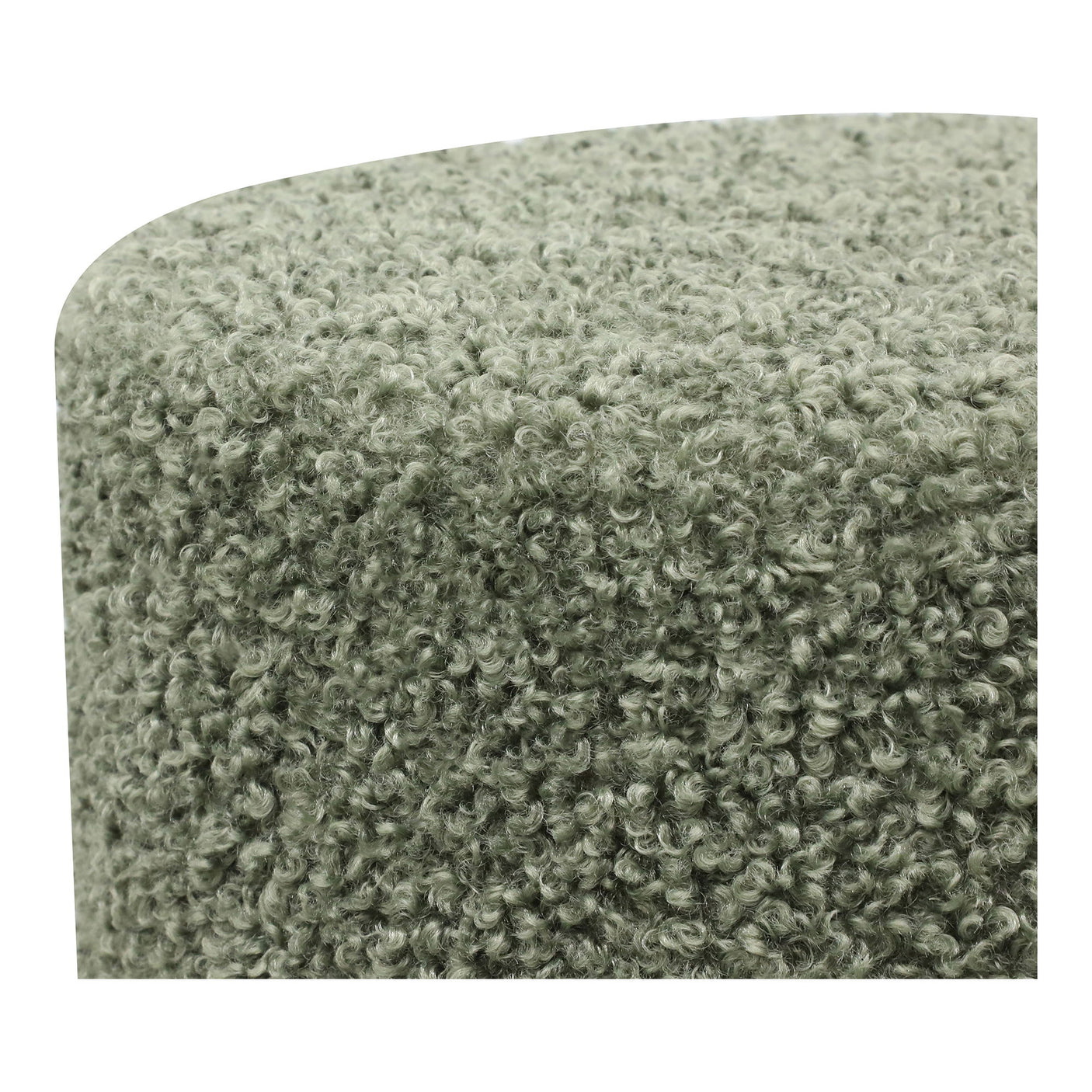 House Nordic Ejby puff teddy grønn ø34 cm