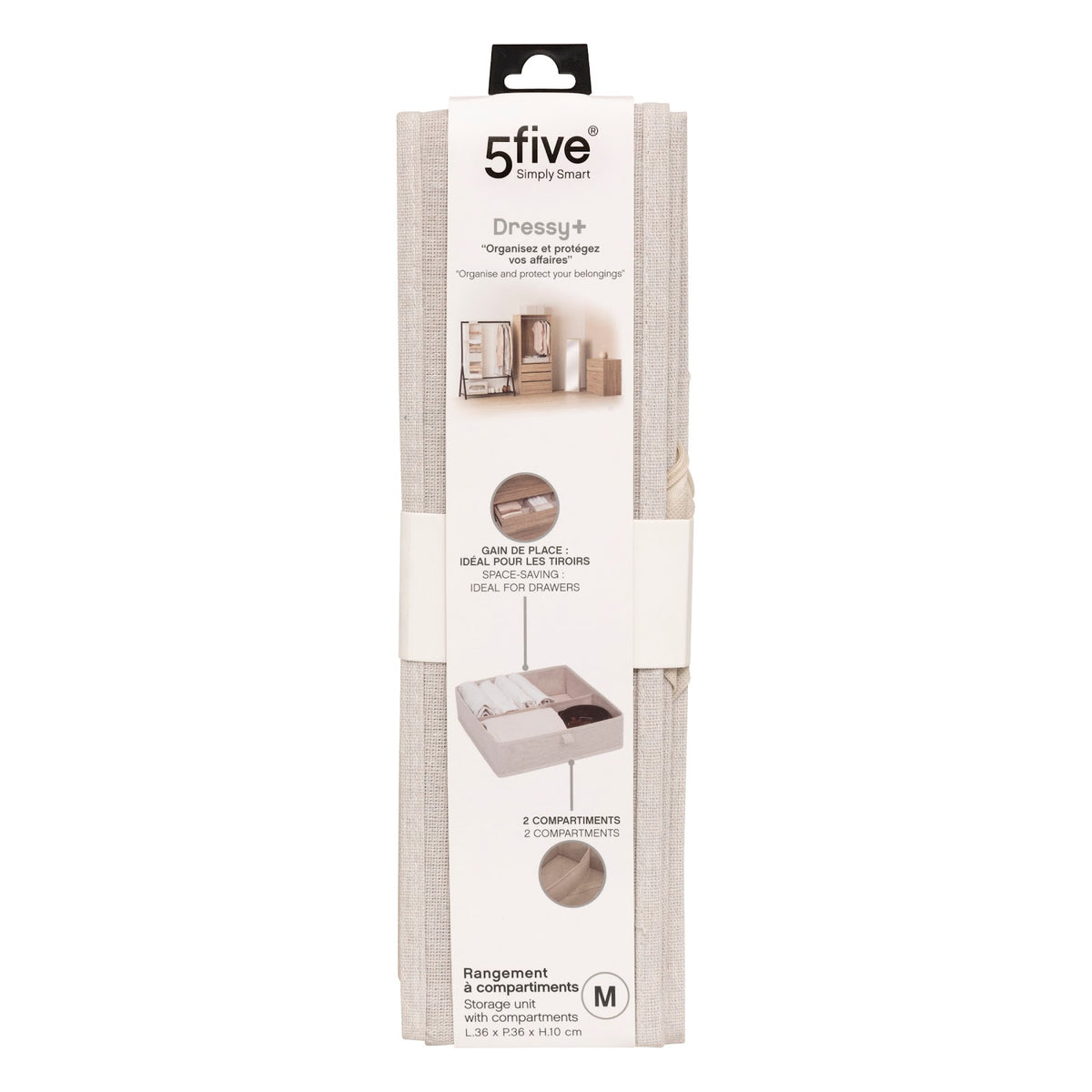 5five Simply Smart Dressy+ skuffeinnsats beige størrelse M i original emballasje