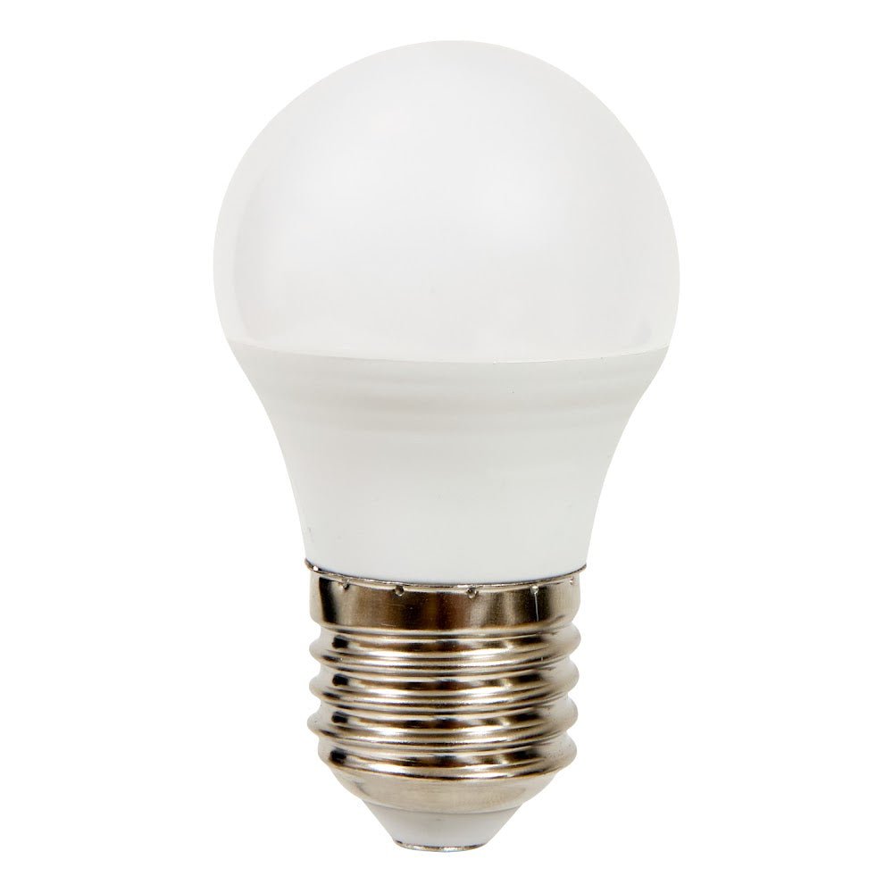 LED-pære med E27-sokkel i kompakt P45-form, 7,7 cm