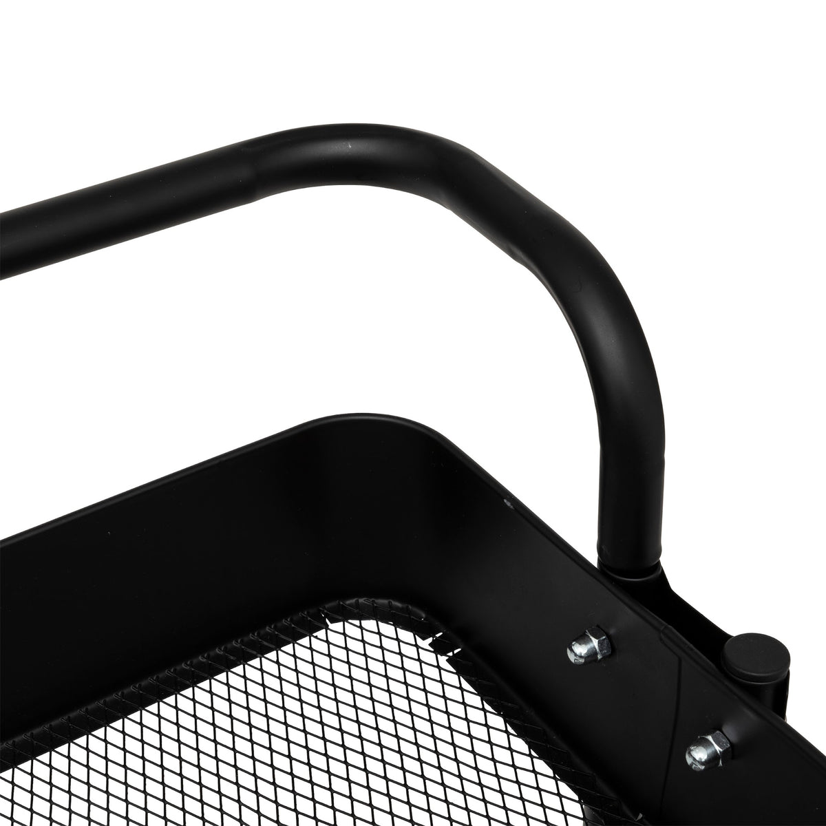Rullevogn Black Edition 3 hyller sort 86 cm, nærbilde av en hylle
