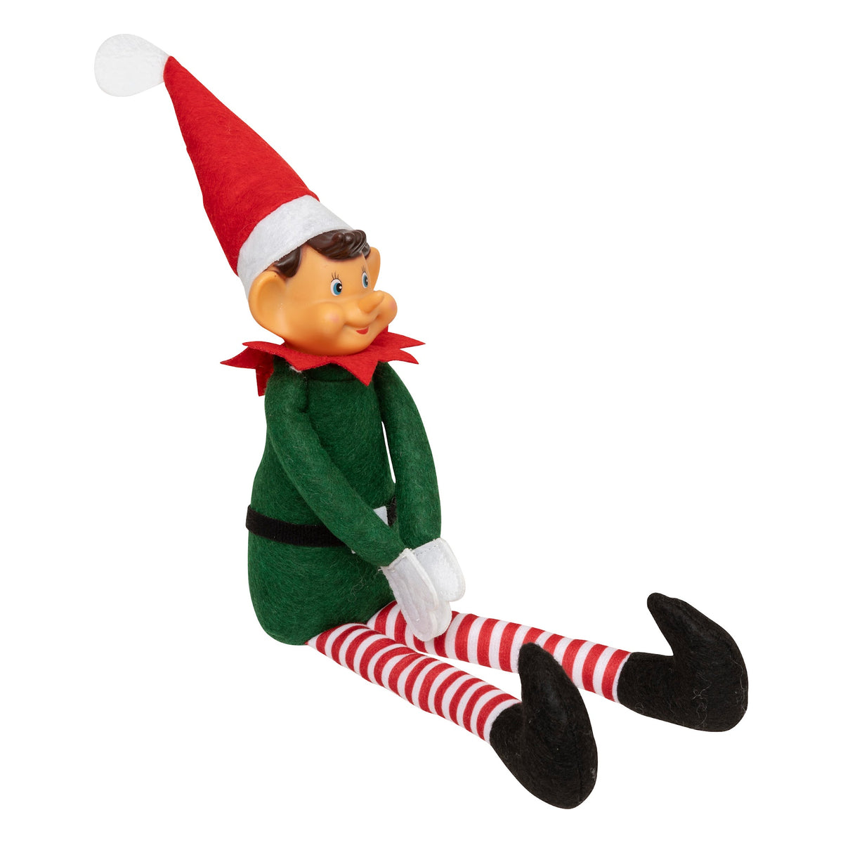 Rampenisse Zilou 40 cm 2-pk, hel nisse sittende