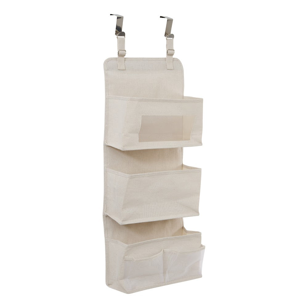 Dressy+ hengende døroppbevaring i beige polyester, 88 cm