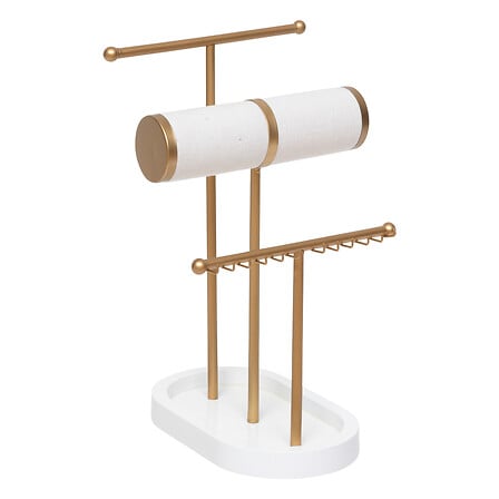 Wild Romance smykkerstativ hvid og guld 31 cm