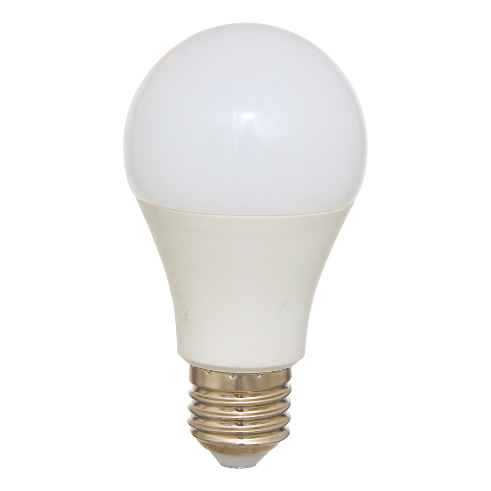 Oppladbar LED-pære med E27-sokkel i A60-form, 11 cm