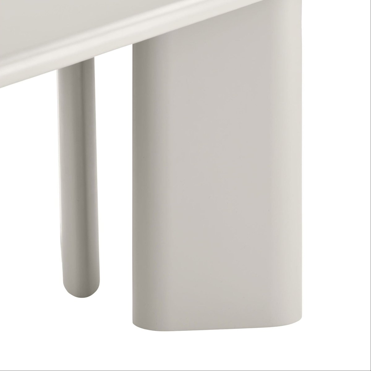 Sandfarvet Nagano spisebord 220 cm kvadratisk produktbillede