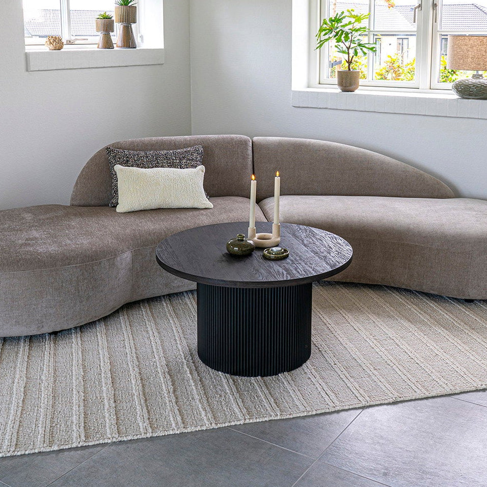 Boavista sofabord mørk brun ø80 cm
