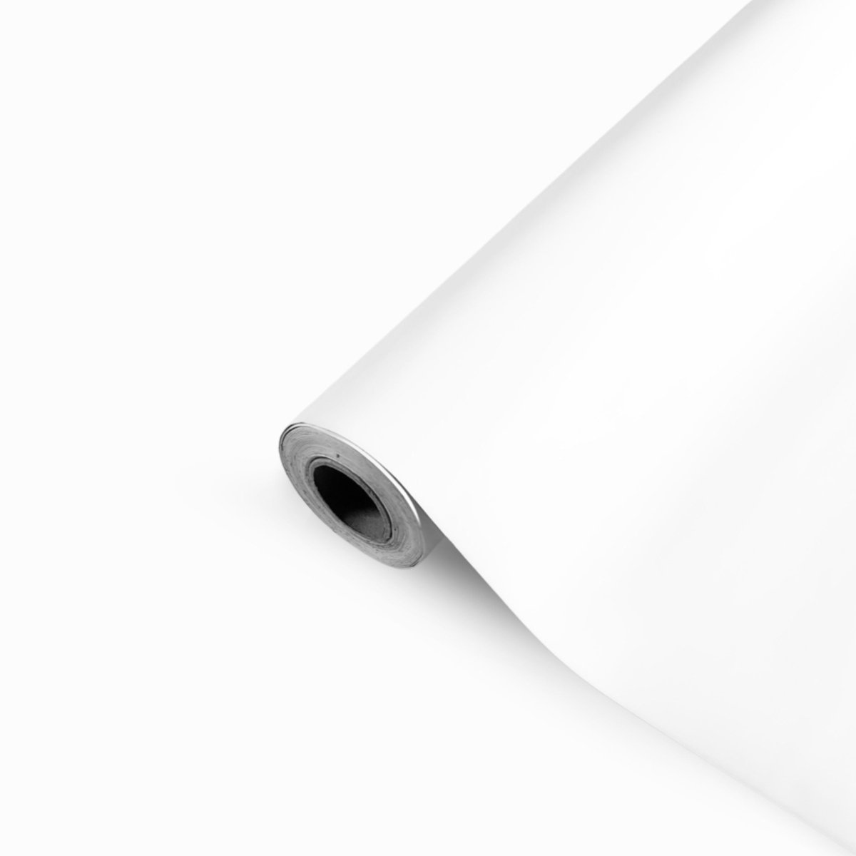 Rull med hvit supermatt kontaktplast til møbler og skap