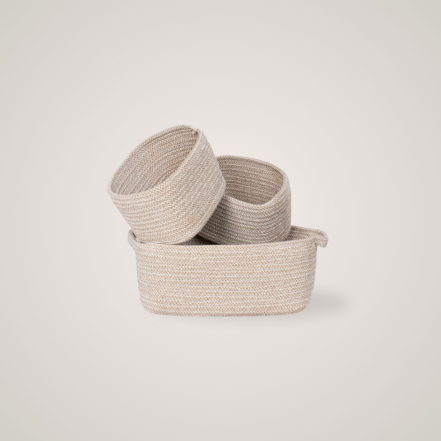 3-pk Teixo oppbevaringskurv