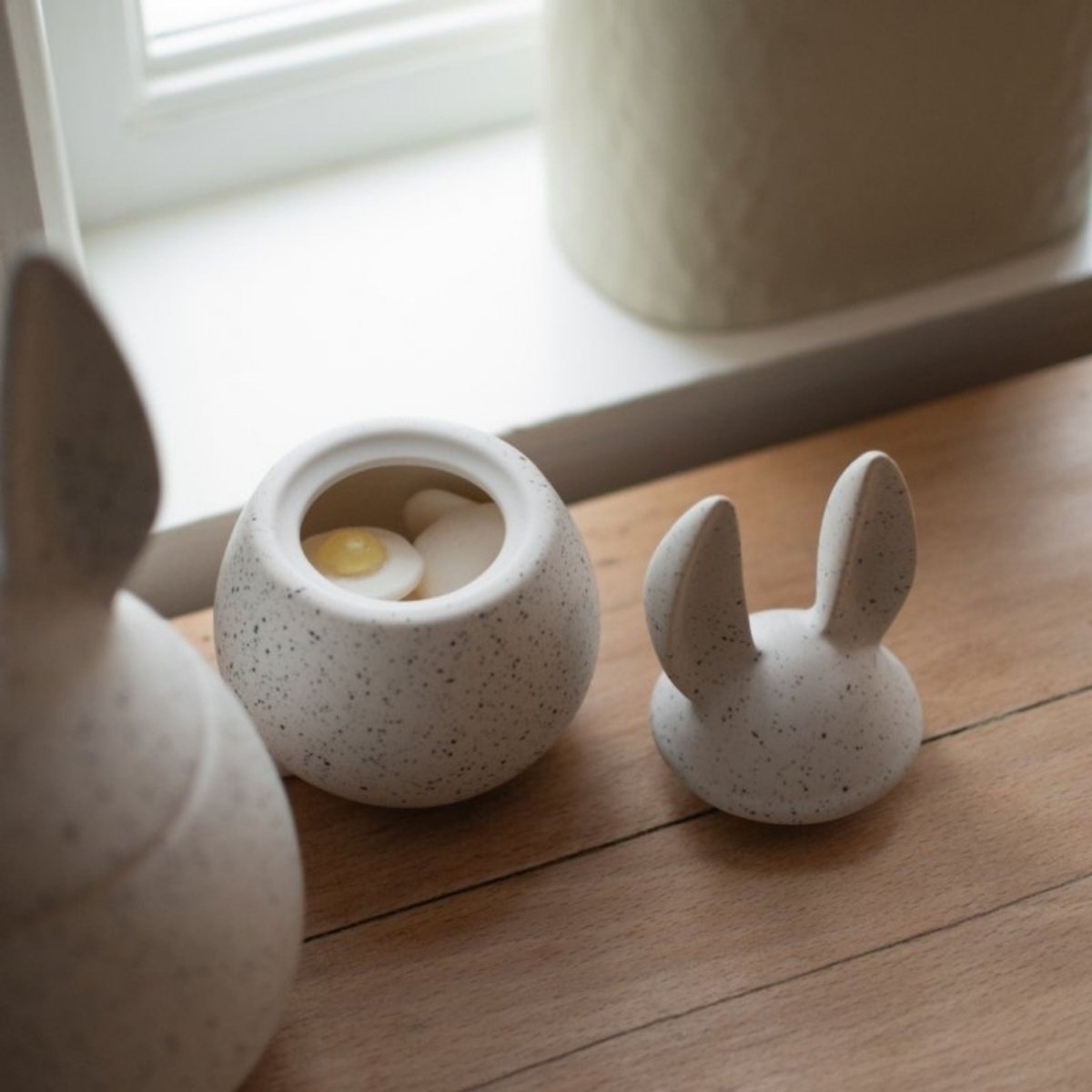 2 - pk DBKD Harekrukke sett liten + stor - Lindas Dekor