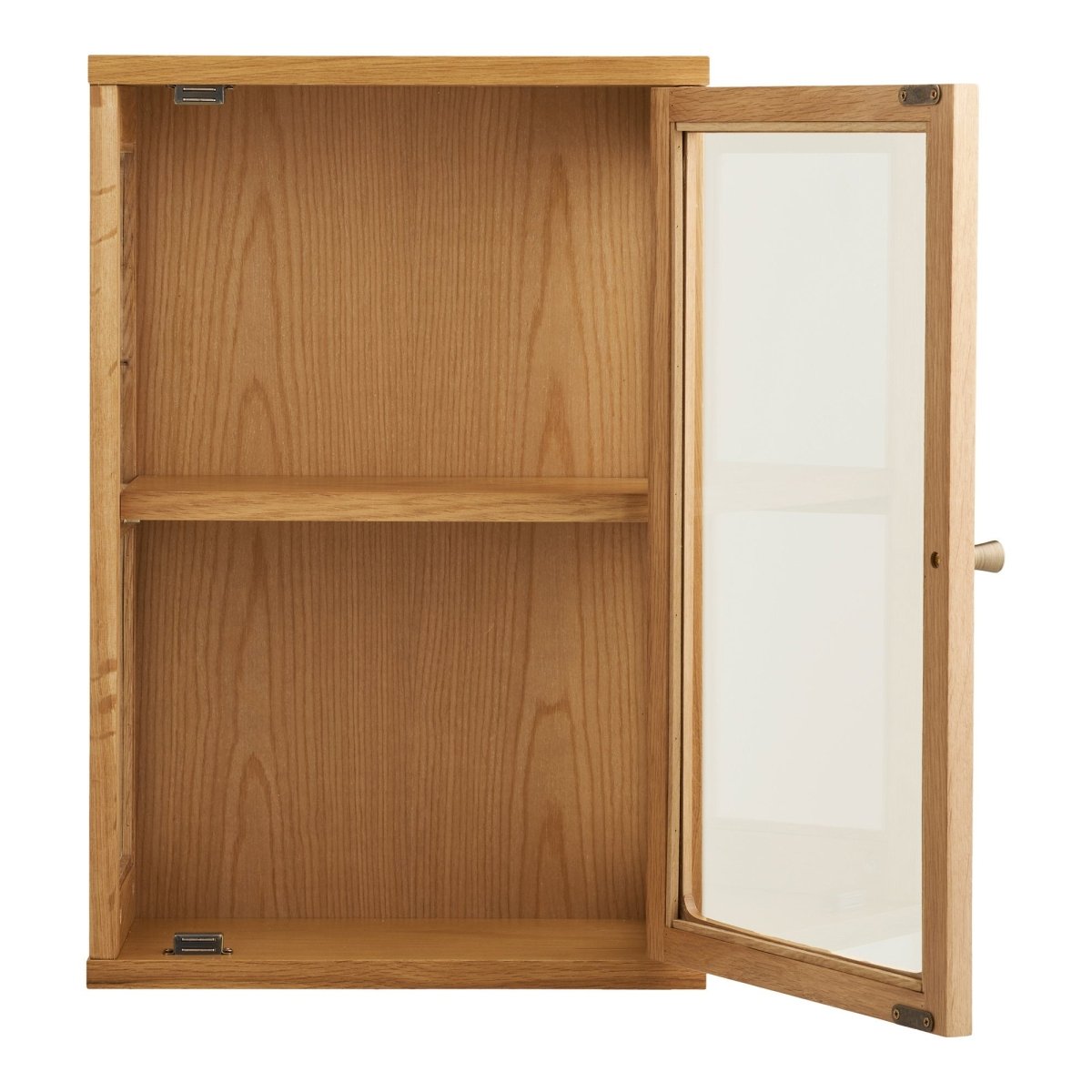 Zamora væghængt vitrineskab eg natur 40x20x60 cm - billede 3