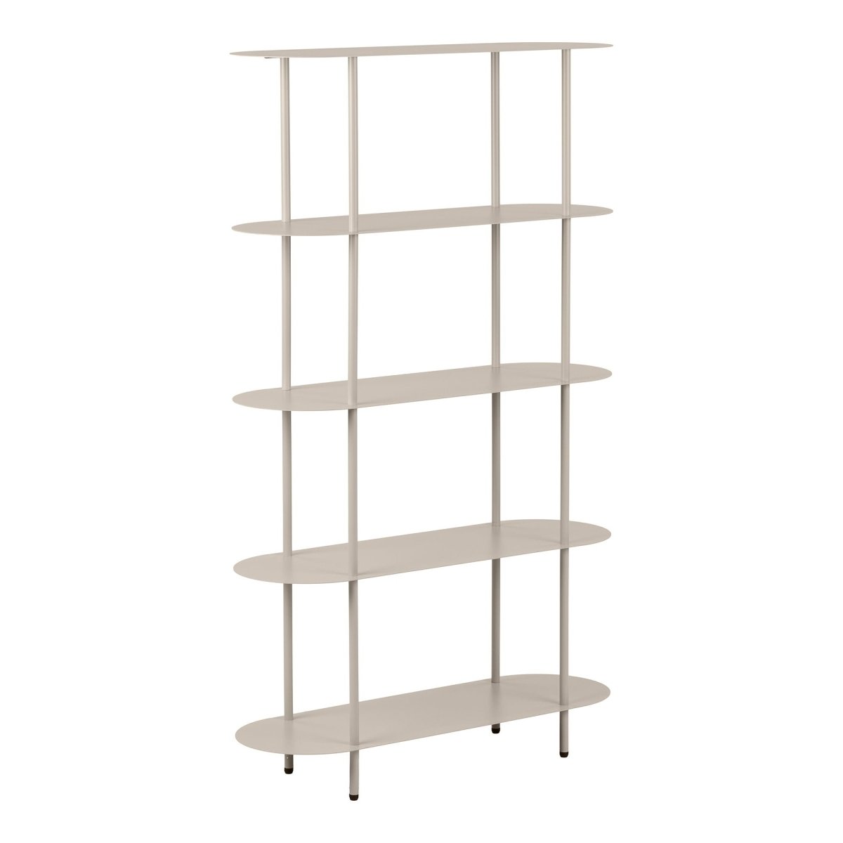Rieti bokhylle 5 hyller sand 90 x 31 x 150 cm - Lindas Dekor Bokhylle