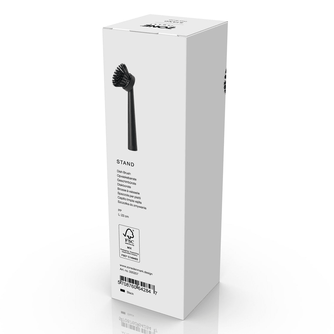 Oppvaskbørste Stand sort 22 cm - Lindas Dekor