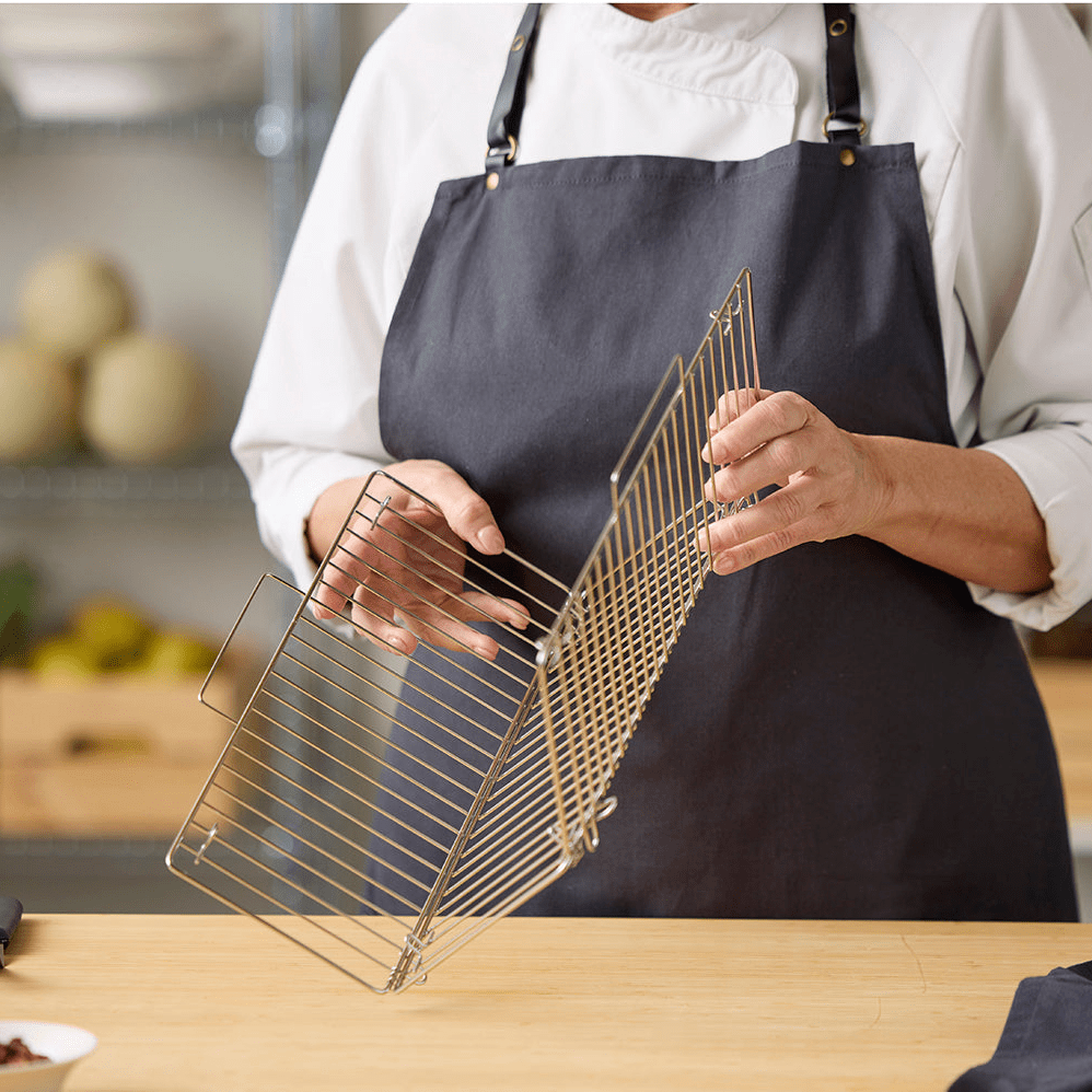 Sammenleggbar avkjølingsrist 48 x 32,5 cm i stål - Lindas Dekor