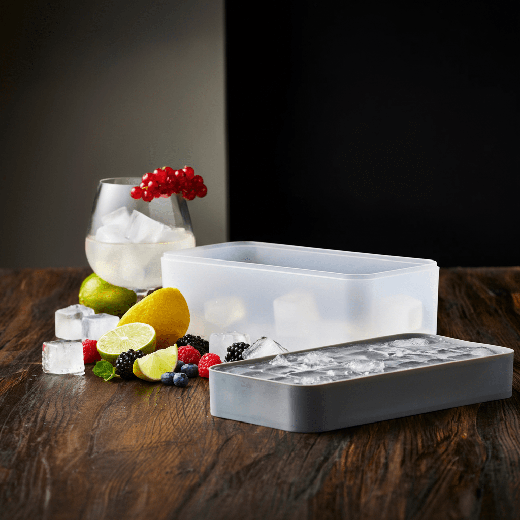 Isbitform med oppbevaring og lokk stor - Lindas Dekor