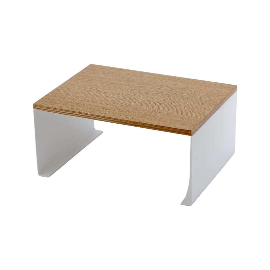 Stapelbar bred vit hylle 30,5 x 22 cm – Lindas Dekor