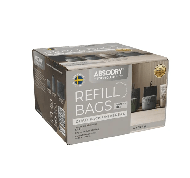 4 - pk Absodry by Torrbollen refillposer til Series 3, 6 og 12 - Lindas Dekor