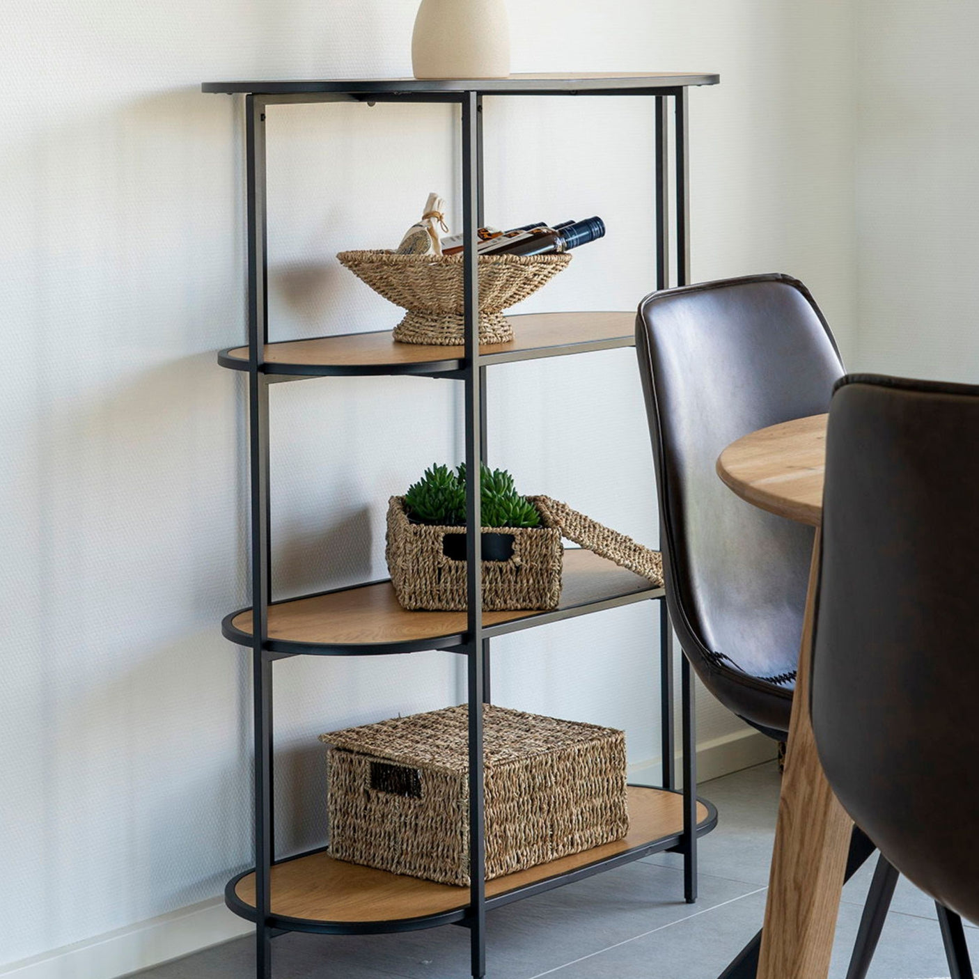 "2-pk Venoso kurver for oppbevaring av pledd og tekstiler"