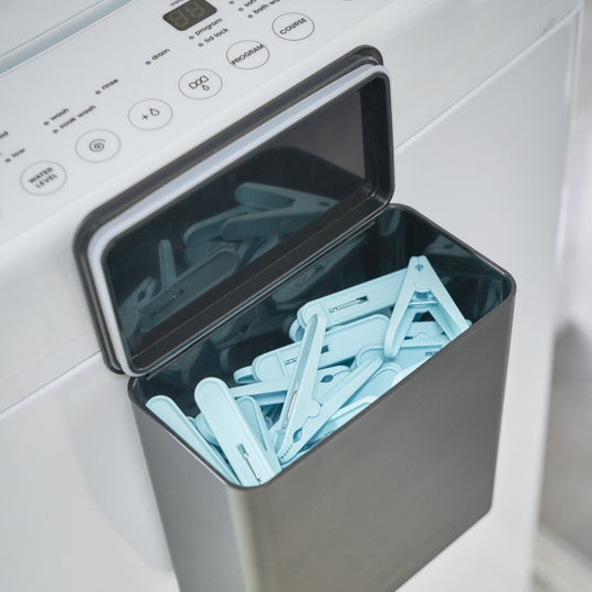 Magnetisk boks med lokk sort - Lindas Dekor