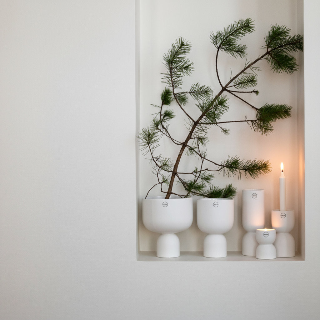 DBKD Post vase hvit liten