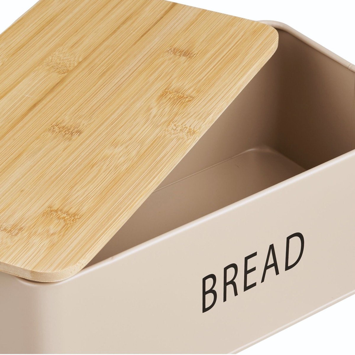 4 - pk oppbevaringsbokser til kjøkken, beige - Lindas Dekor