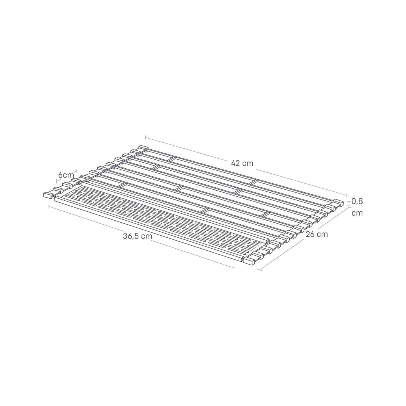 Elegant oppvaskrist i sort til moderne kjøkken