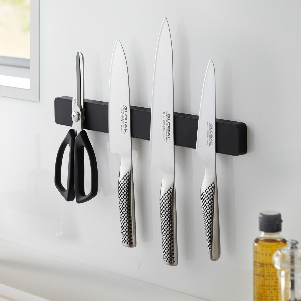 Magnetisk knivholder sort - Lindas Dekor