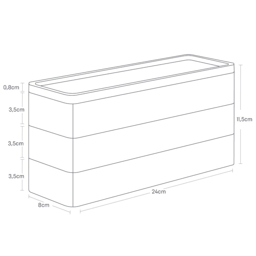 Organiser smykker og accessories med denne praktiske boksen.