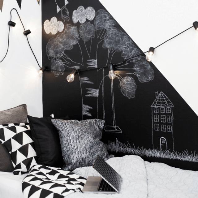 Tavlefolie 45 cm x 1,5 meter er en bestselger som passer godt for å fornye og skape orden i hjemmet. Passer også godt på barnerommet.