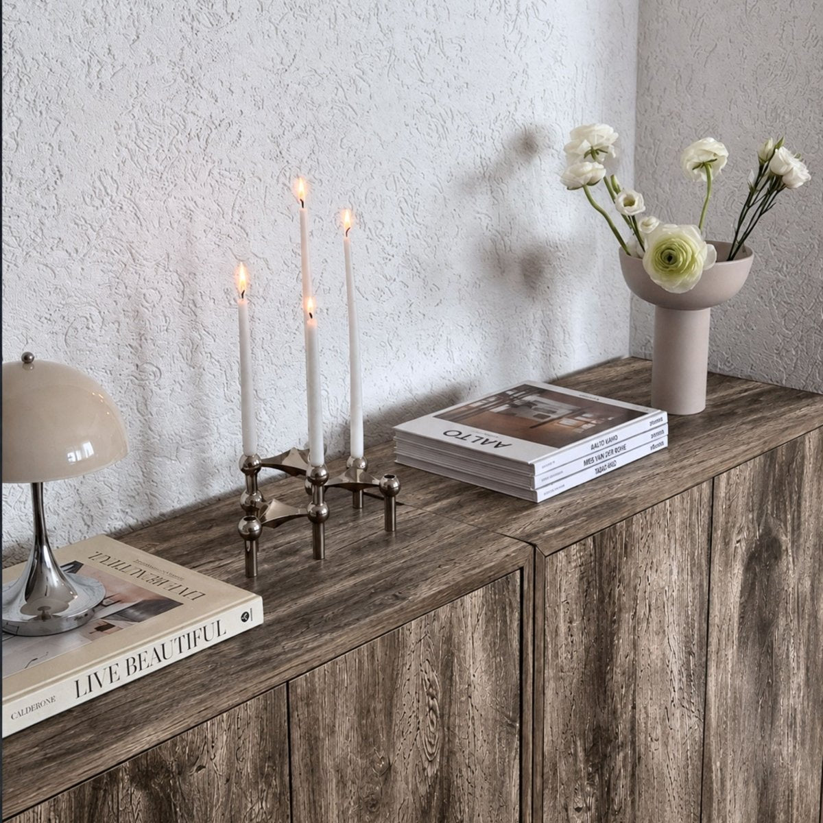 Smoked Old Wood kontaktplast - Lindas Dekor Kontaktplast