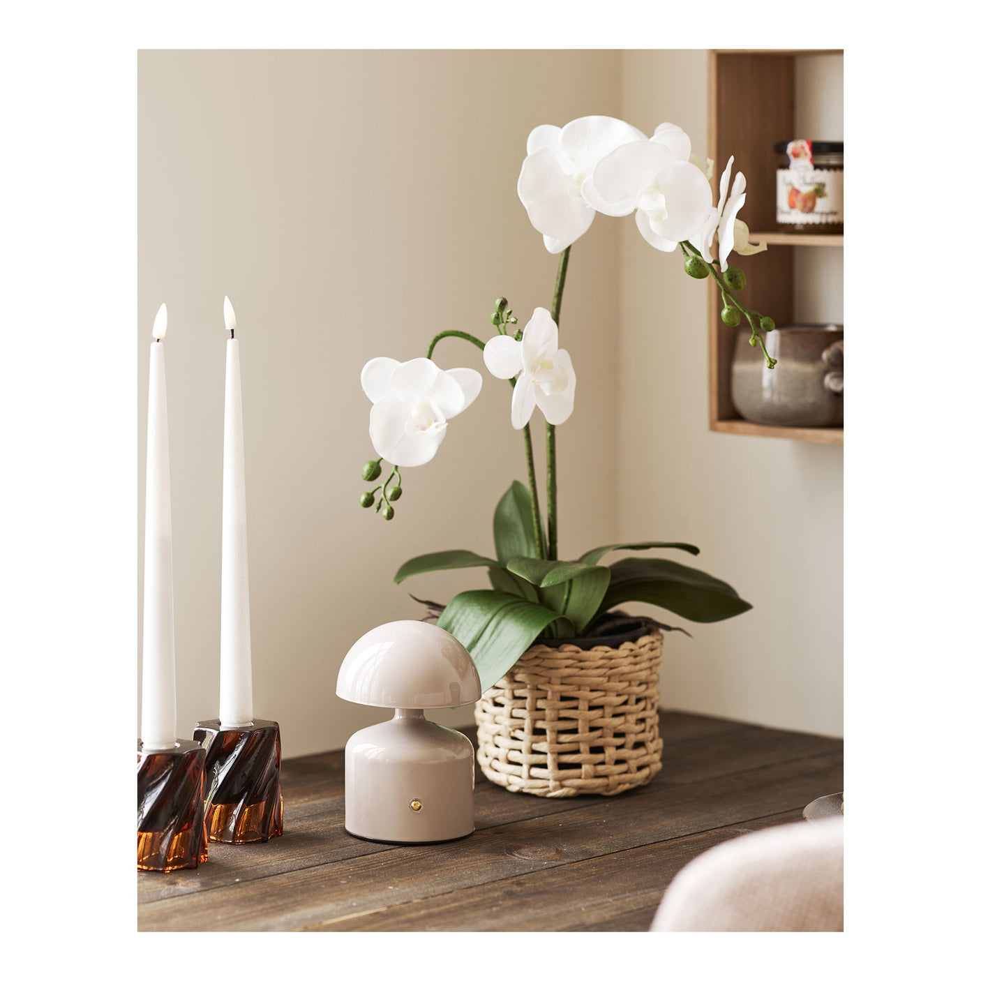 House Nordic Aulla LED bordlampe, oppladbar