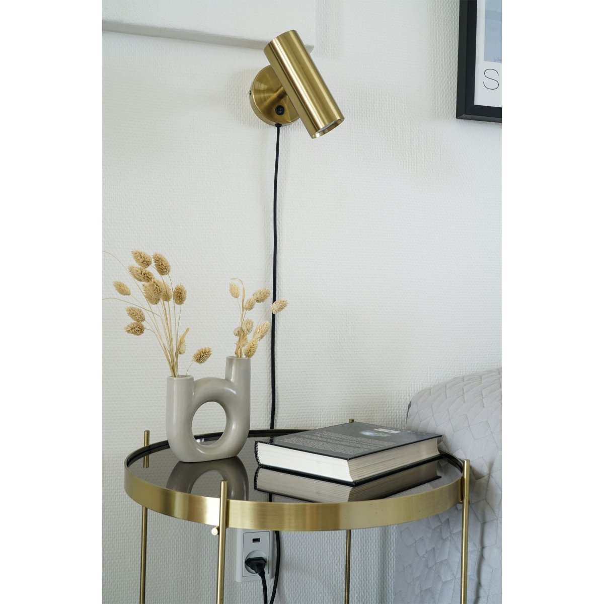 Paris vegglampe messing - Lindas Dekor