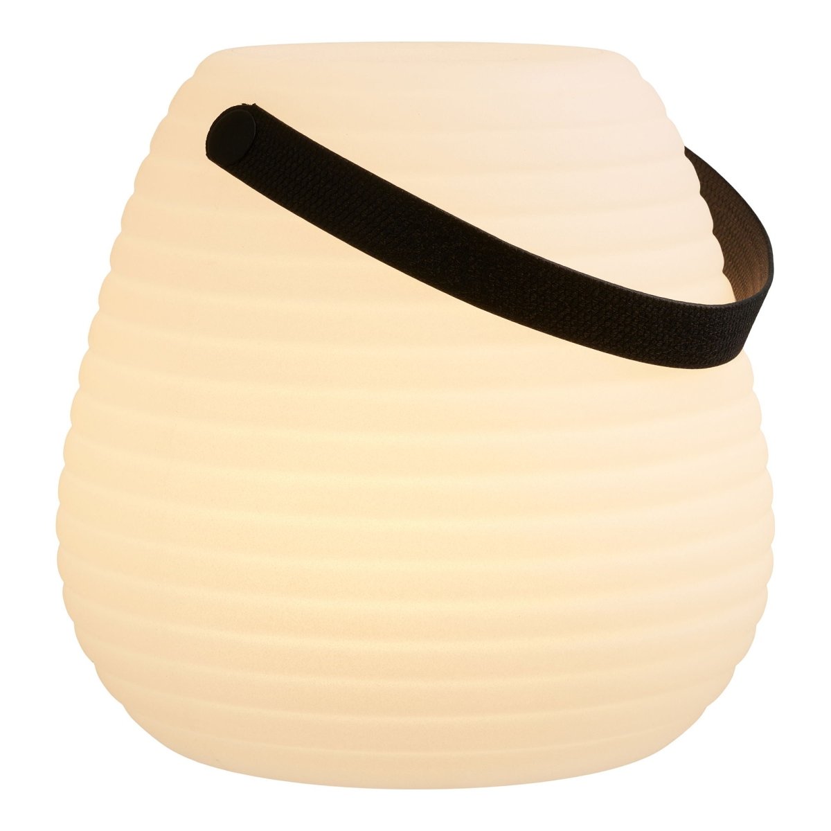 Derry LED lampe hvit 21 cm, oppladbar - Lindas Dekor