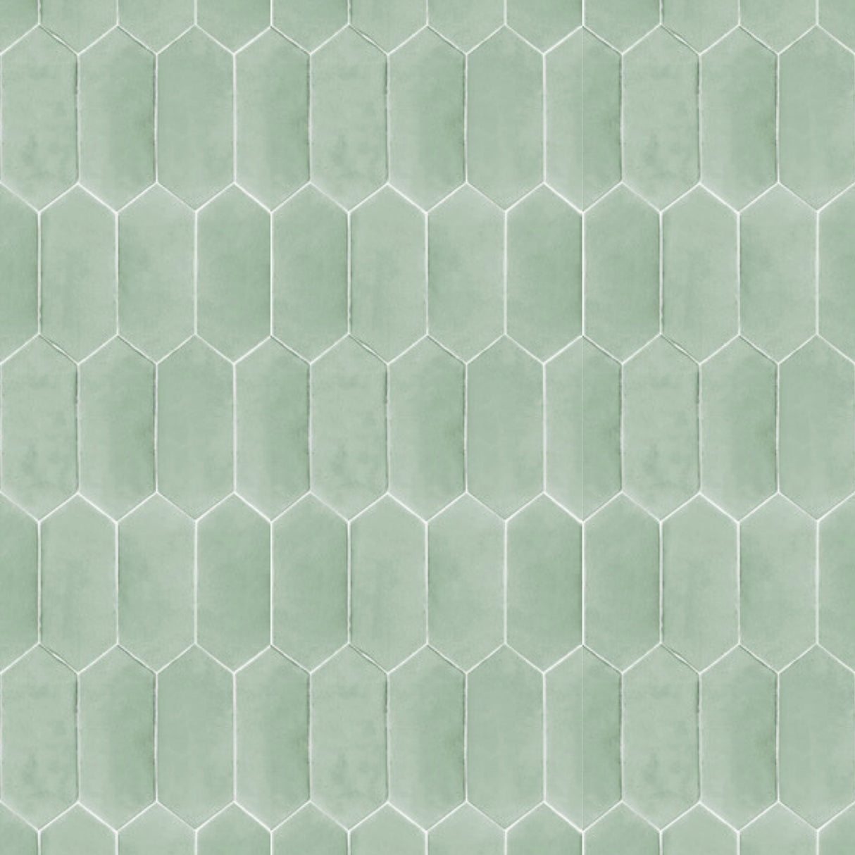 Vareprøve: Mathilde lys grønn selvklebende fliser