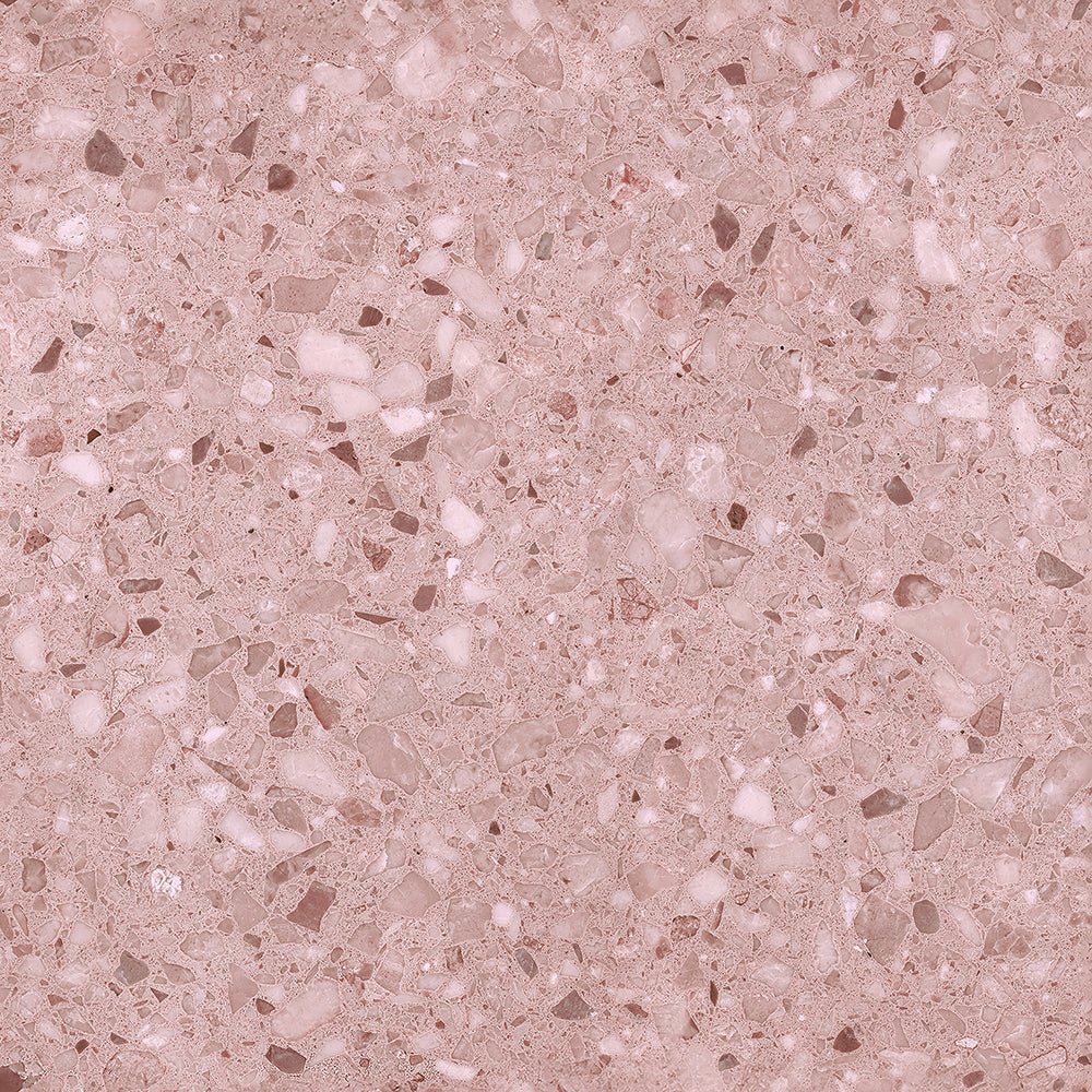 Vareprøve: Lisboa Terrazzo rosé selvklebende fliser - Lindas Dekor