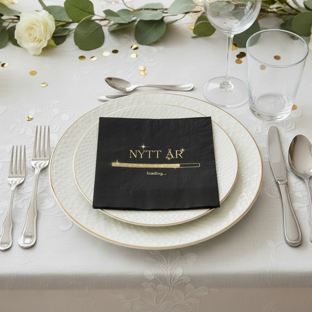 Servietter Loading 20-pack - morsomme papirservietter til gaming-bursdag og LAN-party