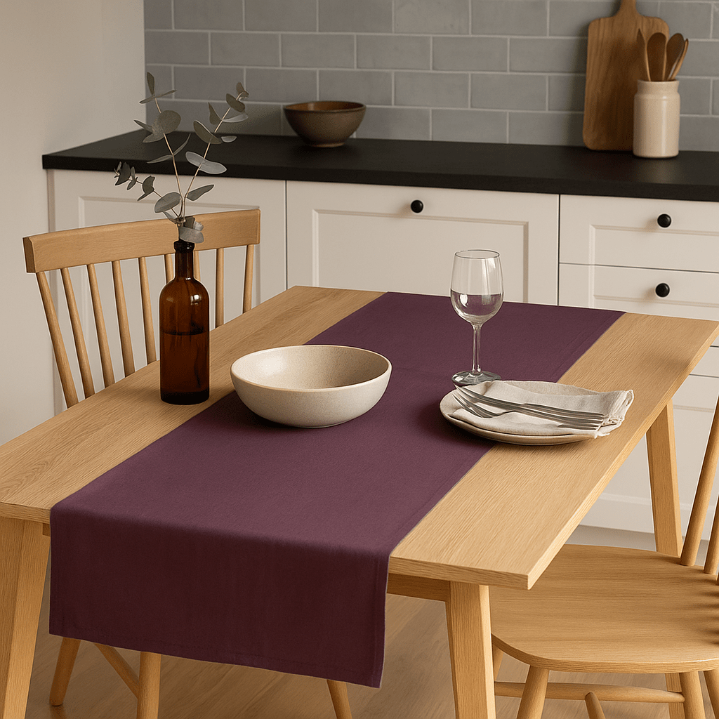 Bordløber lilla 40 x 140 cm - Lindas Dekor