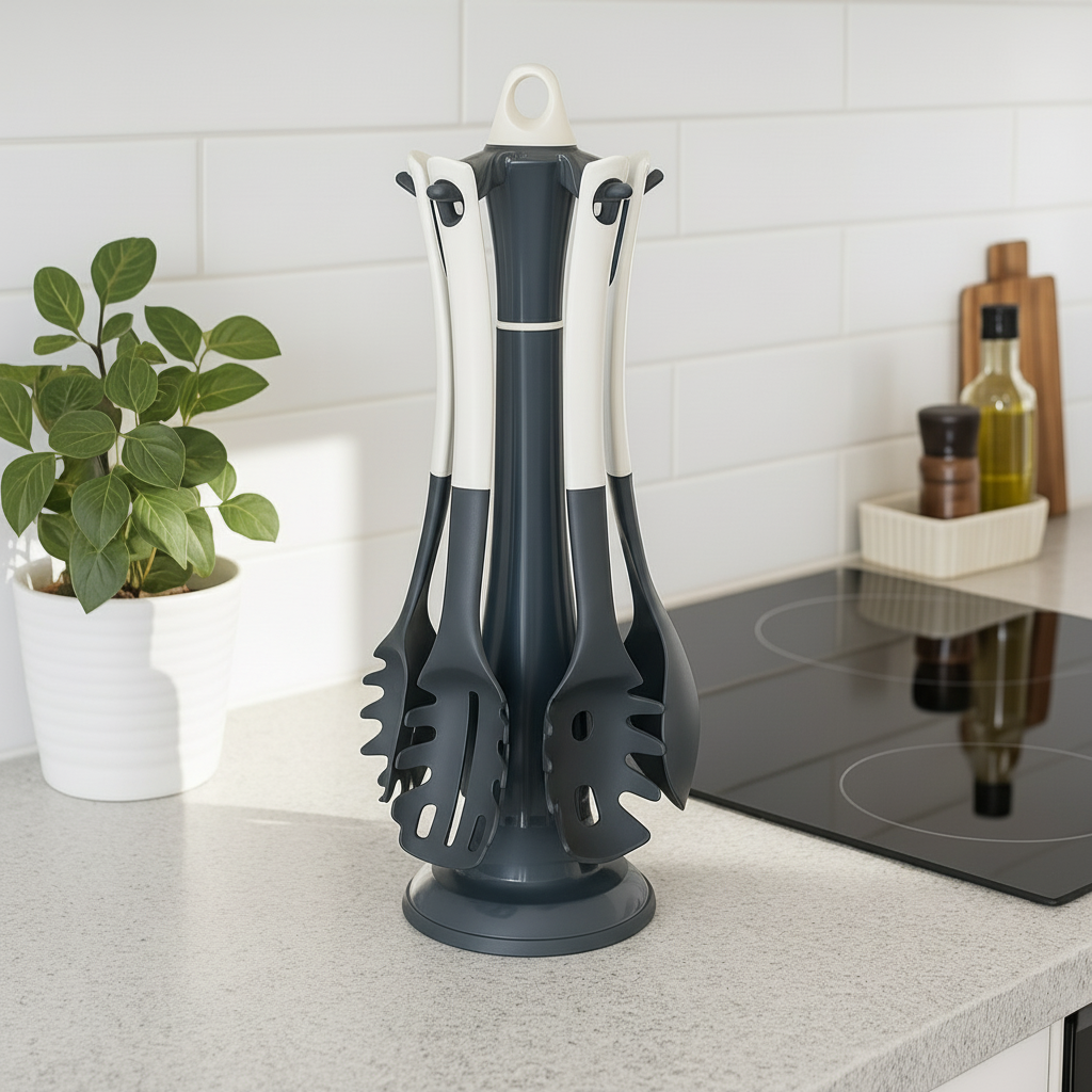 Genial, rimelig og praktisk holder til kjøkkenustyr.