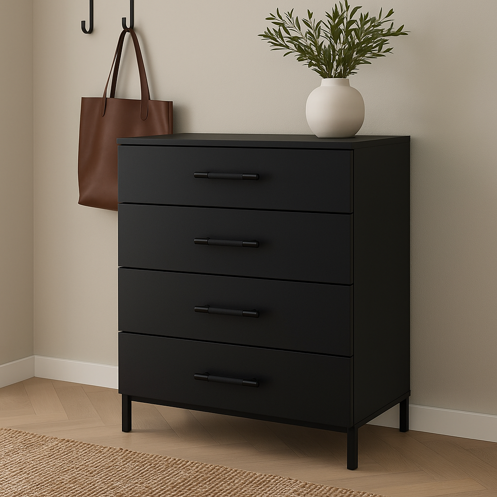 Stockholm håndtak, sort