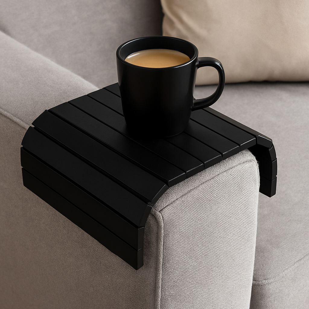 Armlenebrett sort/natur