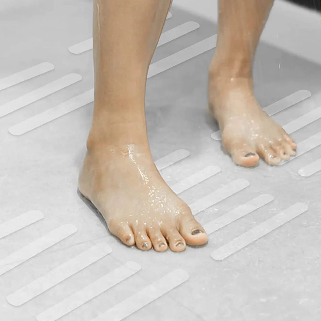 24-pk Selvklebende antiskli striper, gjennomsiktig