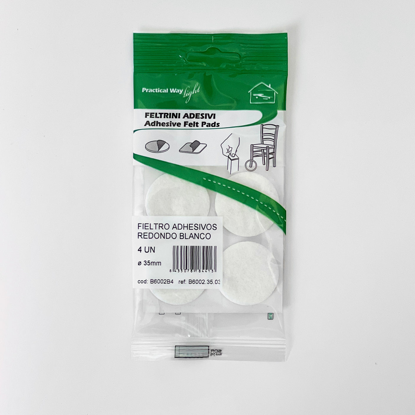 Filtbeskytter for møbelbein som hindrer riper på gulv